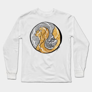 Single Line - Yin Yang Long Sleeve T-Shirt